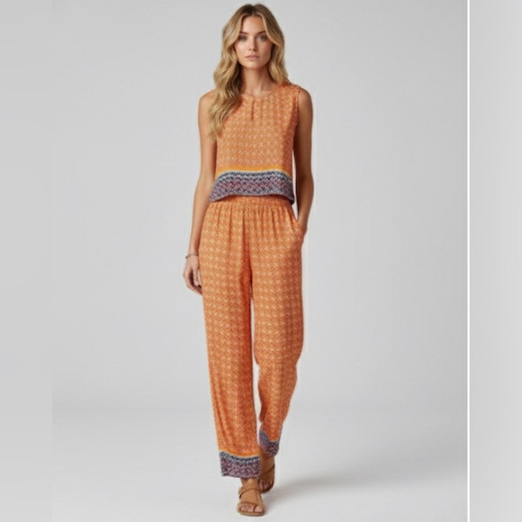 Boho Tribal Print Tank Top & Pants - Picture 8 of 8